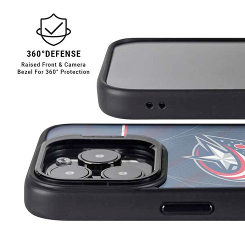NHL Columbus Blue Jackets Jersey iPhone 16 Pro Kickstand Case
